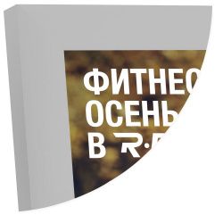 Рамка Нельсон 62, А2, серебро матовое анодир. в Челябинске - картинка, изображение, фото